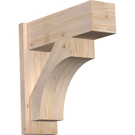 Ekena Millwork Westlake Block Smooth Outlooker, Douglas Fir, 7 1/2"W x 22"D x 22"H OUT08X22X22WTL05SDF